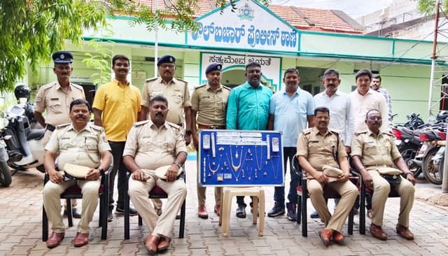 ಮನೆಕಳ್ಳತನ ಪ್ರಕರಣ ಭೇದಿಸಿದ ಕೌಲ್ಬಜಾರ್ ಪೊಲೀಸರು; ₹16.80 ಲಕ್ಷ ಮೌಲ್ಯದ ಚಿನ್ನ, ಬೆಳ್ಳಿ, ನಗದು ವಶ