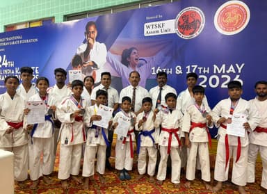 24ನೇ ಆಲ್ ಇಂಡಿಯಾ ಕರಾಟೆ ಚಾಂಪಿಯನ್ಶಿಪ್ನಲ್ಲಿ ಕರ್ನಾಟಕ ತಂಡಕ್ಕೆ ಹಲವು ಪ್ರಶಸ್ತಿಗಳು