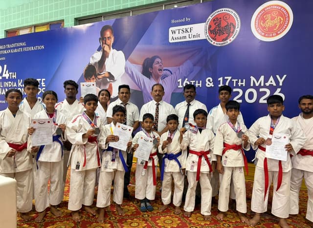 24ನೇ ಆಲ್ ಇಂಡಿಯಾ ಕರಾಟೆ ಚಾಂಪಿಯನ್ಶಿಪ್ನಲ್ಲಿ ಕರ್ನಾಟಕ ತಂಡಕ್ಕೆ ಹಲವು ಪ್ರಶಸ್ತಿಗಳು